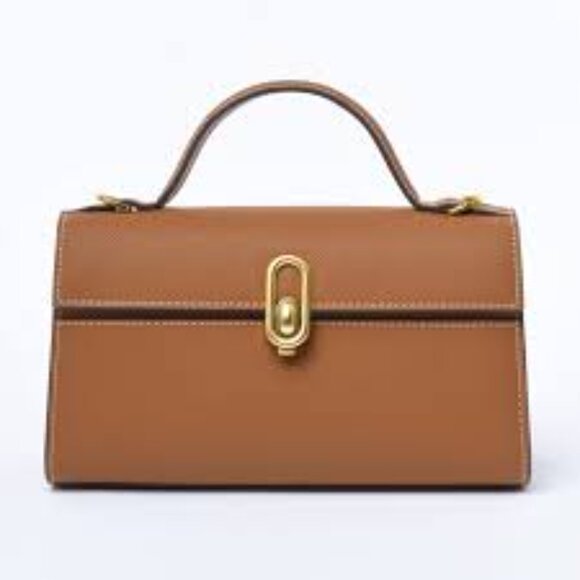 HCC X DUYP - Dressupyourpurse "Madison" Bag - Camel Brown - Picture 1 of 6